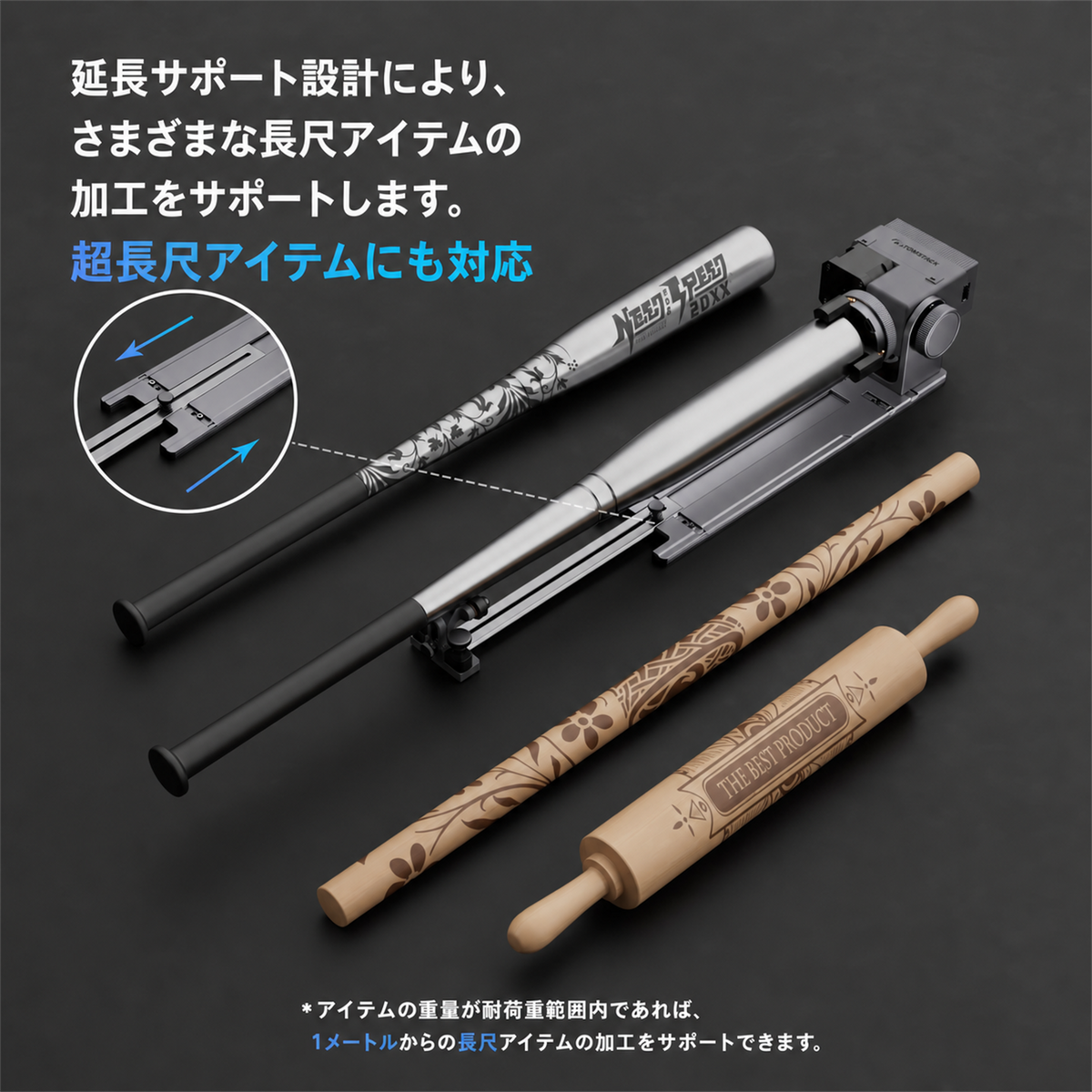 AtomStack R8 Pro 回転ローラーせット
