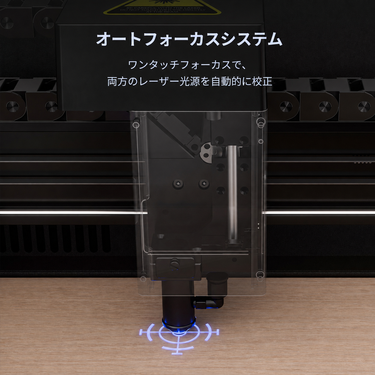 iKier Master 50W CO2レーザー彫刻・切断機|1.6W IRモデル選択可能