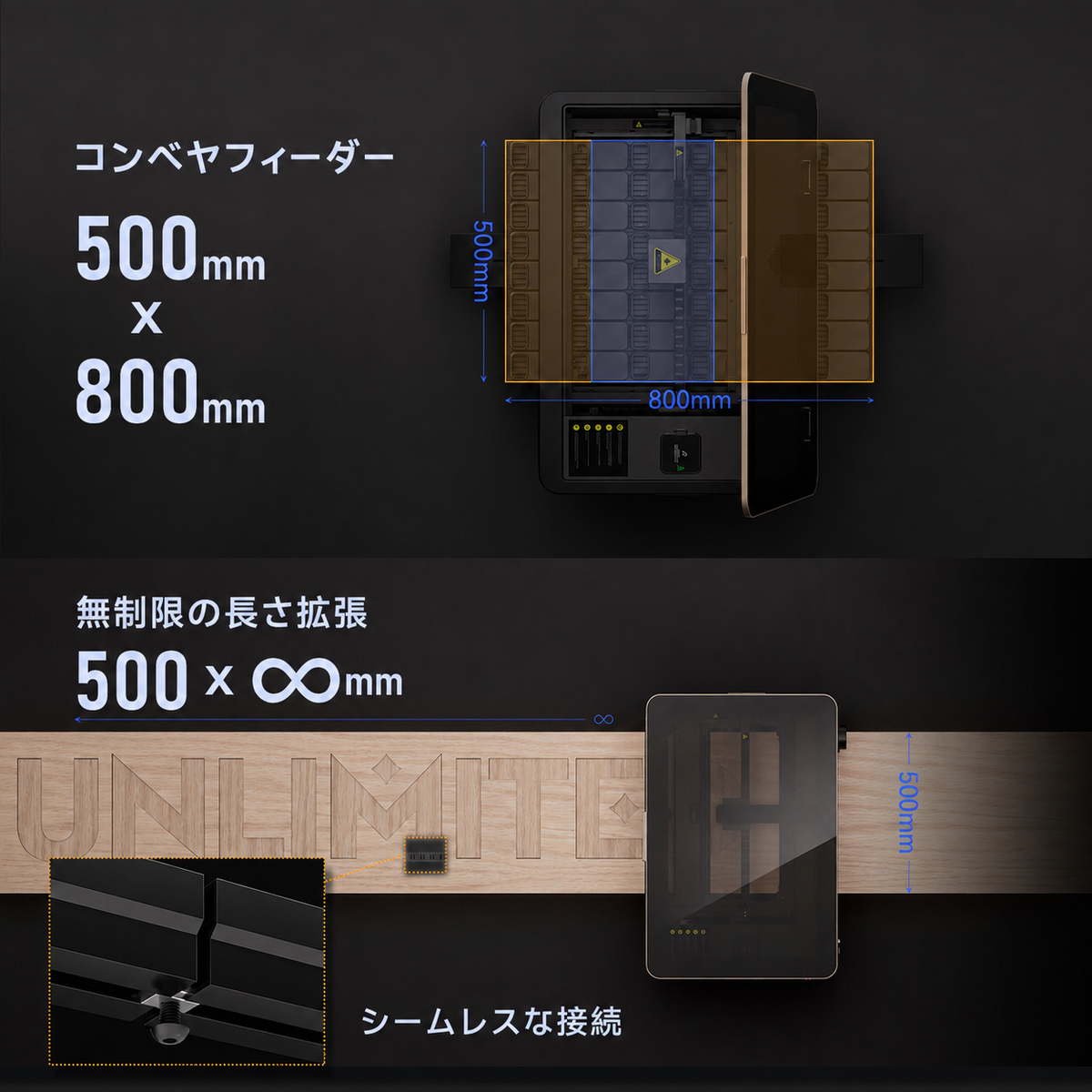 iKier Master 50W CO2レーザー彫刻・切断機|1.6W IRモデル選択可能