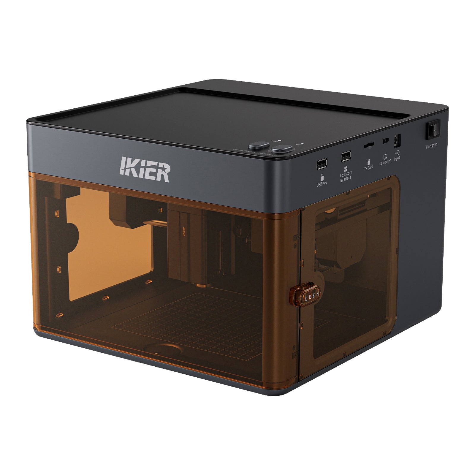 IKIER FLEX 12W 全密閉レーザー彫刻機ポータブル iKier Flex ポータブルダイオードレーザー彫刻機｜7W・12W・IRモデル
