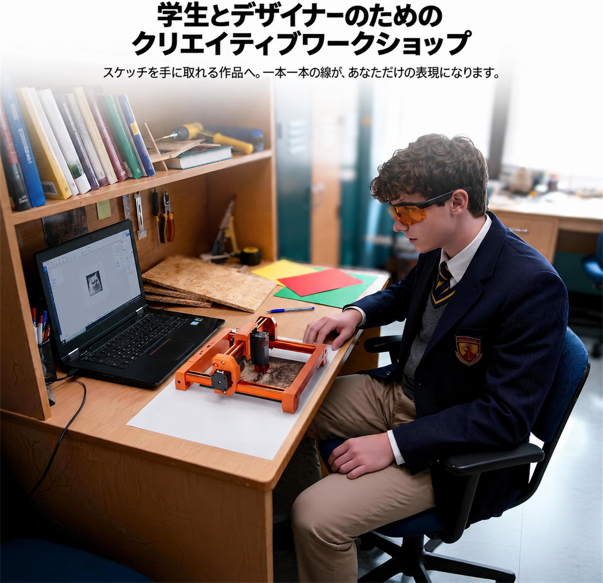 AtomStack Swift Mini ダイオードレーザー｜初心者向け小型レーザー彫刻機