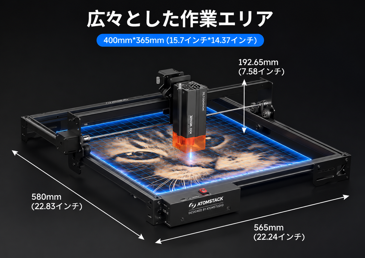 AtomStack A20 Pro V2 レーザー彫刻機